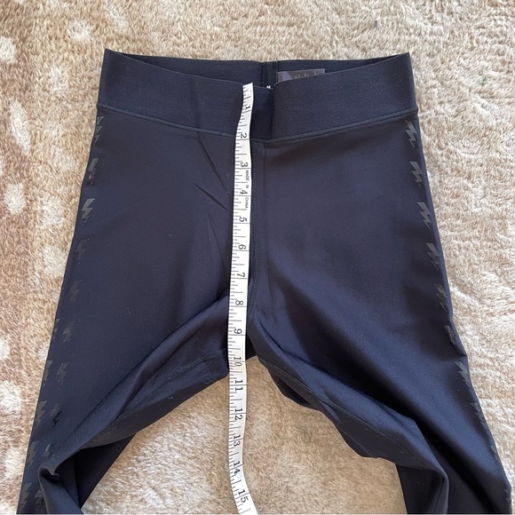 Ultracor Black Lux Compression Leggings Lightning Matte Flash Bolt Size Small - Picture 4 of 11